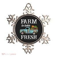 Farm Vegetables Truck Farm To Table Fresh Ornament thumb 0