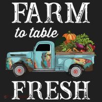 Farm Vegetables Truck Farm To Table Fresh Hat thumb 2