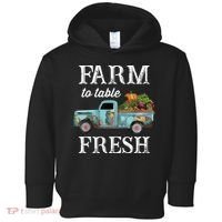 Farm Vegetables Truck Farm To Table Fresh Toddler Hoodie thumb 0