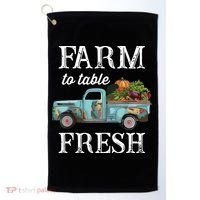 Farm Vegetables Truck Farm To Table Fresh Golf Towel thumb 0