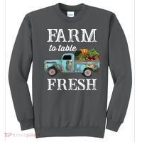 Farm Vegetables Truck Farm To Table Fresh Sweatshirt thumb 0