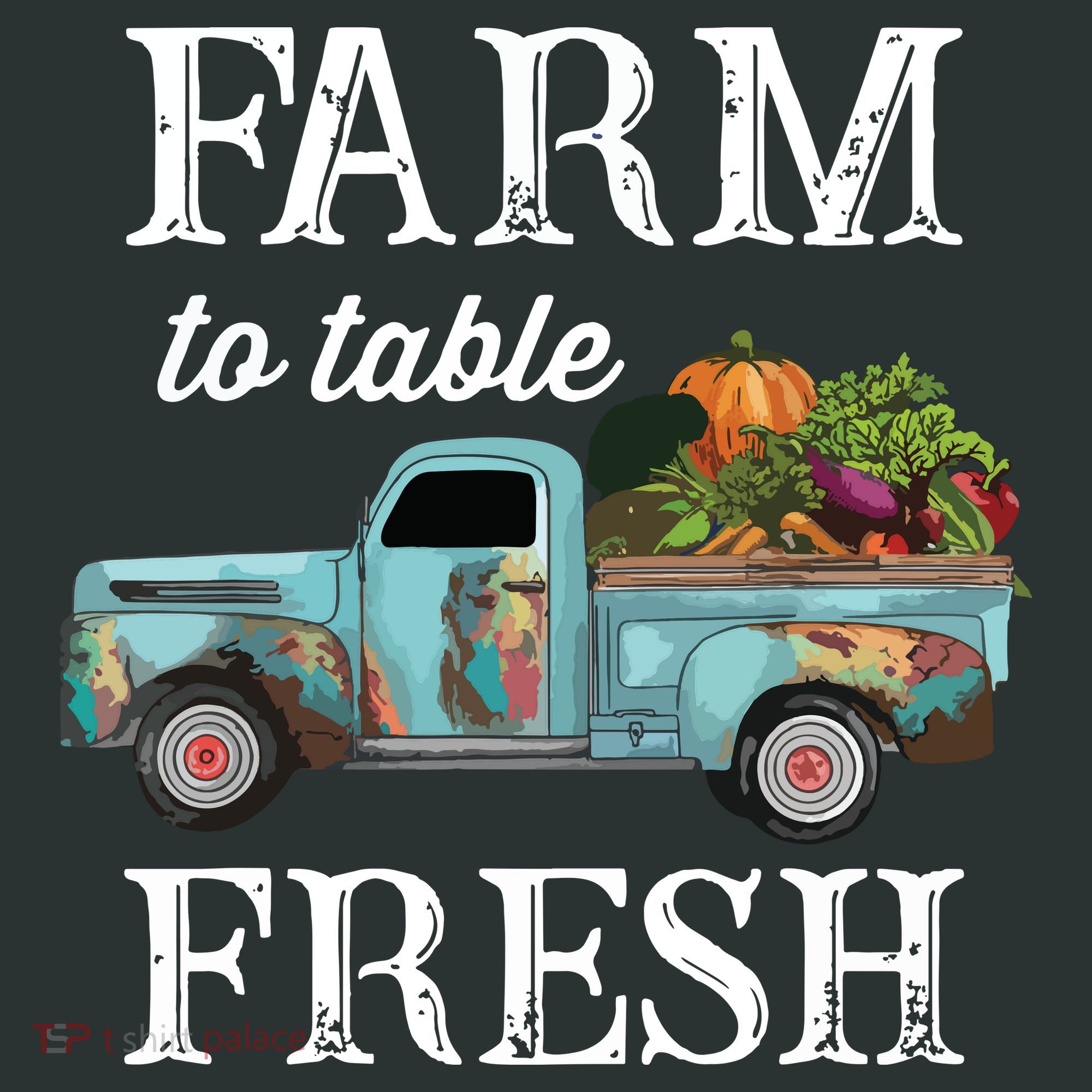 Farm Vegetables Truck Farm To Table Fresh Mousepad