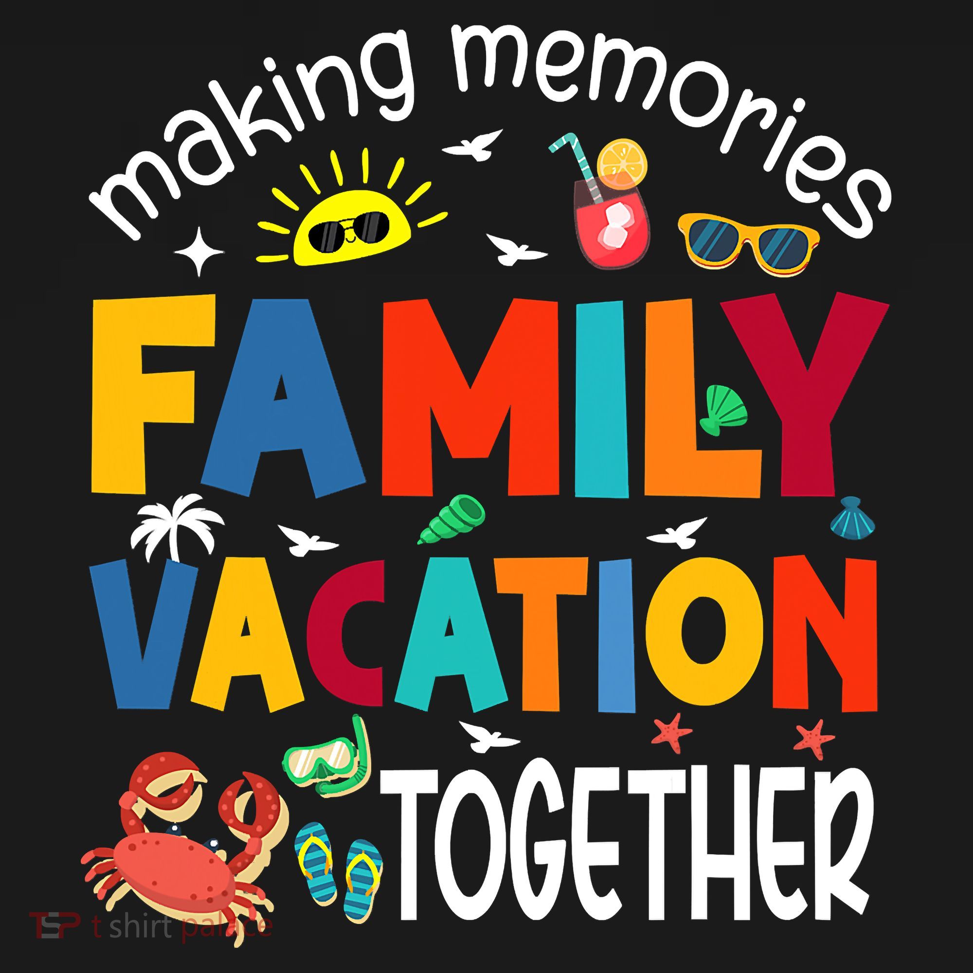 Family Vacation Together Making Memories Matching Family Women's Hoodie