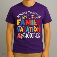 Family Vacation Together Making Memories Matching Family T-Shirt thumb 3