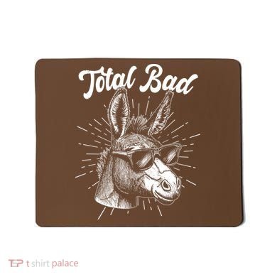 Funny Vintage Total Badass Mousepad
