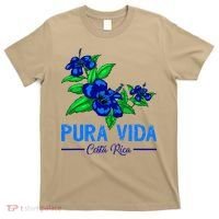 Family Vacation Tropical Flower Costa Rica Beach Pura Vida T-Shirt thumb 0