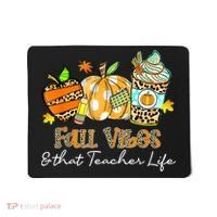 Fall Vibes & That Teacher Life Apple Pencil Pumpkin Fall Mousepad thumb 0