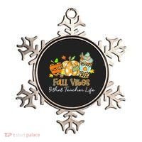 Fall Vibes & That Teacher Life Apple Pencil Pumpkin Fall Ornament thumb 0
