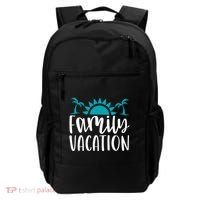 Family Vacation Tropical Beach Travel Backpack thumb 0