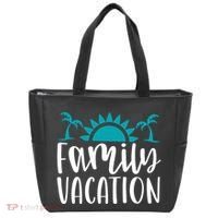 Family Vacation Tropical Beach Travel Tote Bag thumb 0