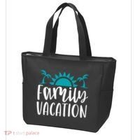 Family Vacation Tropical Beach Travel Tote Bag thumb 3