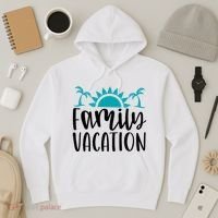 Family Vacation Tropical Beach Travel Hoodie thumb 3