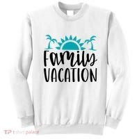 Family Vacation Tropical Beach Travel Sweatshirt thumb 0