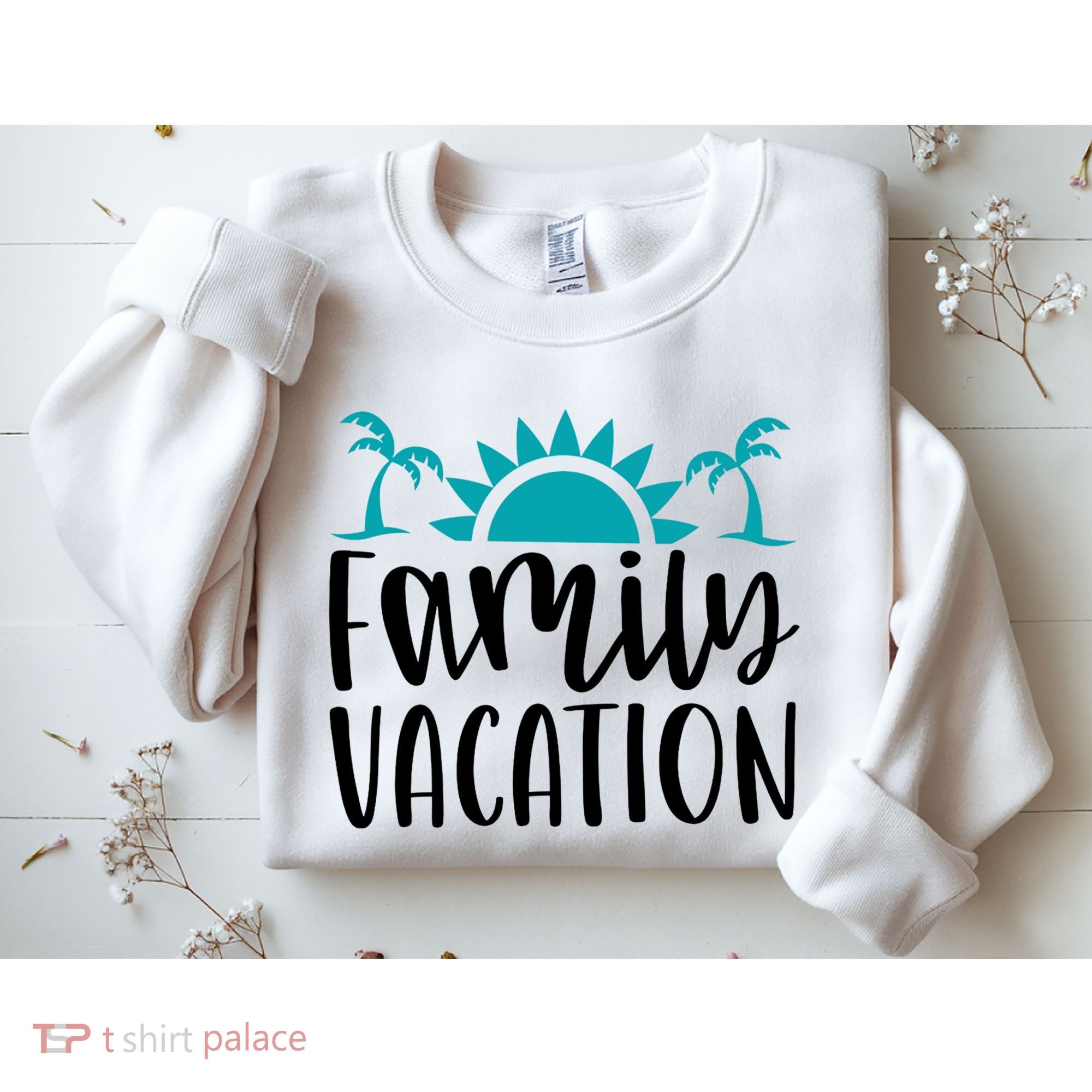 Family Vacation Tropical Beach Travel Sweatshirt