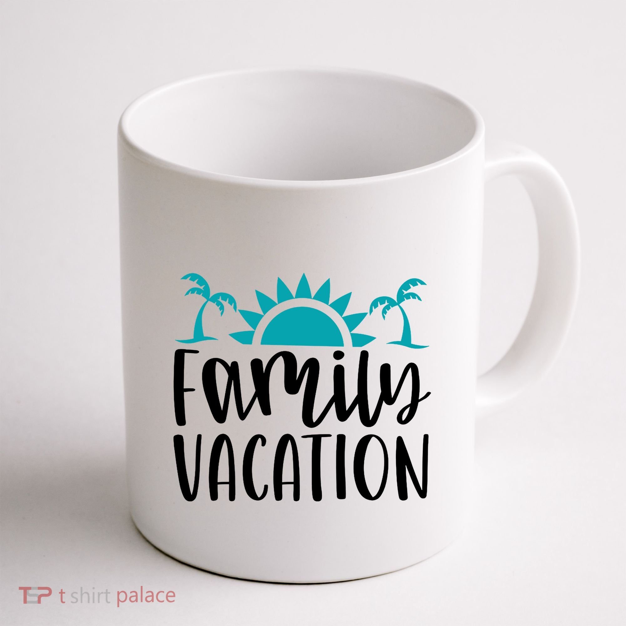 Family Vacation Tropical Beach Travel Coffee Mug