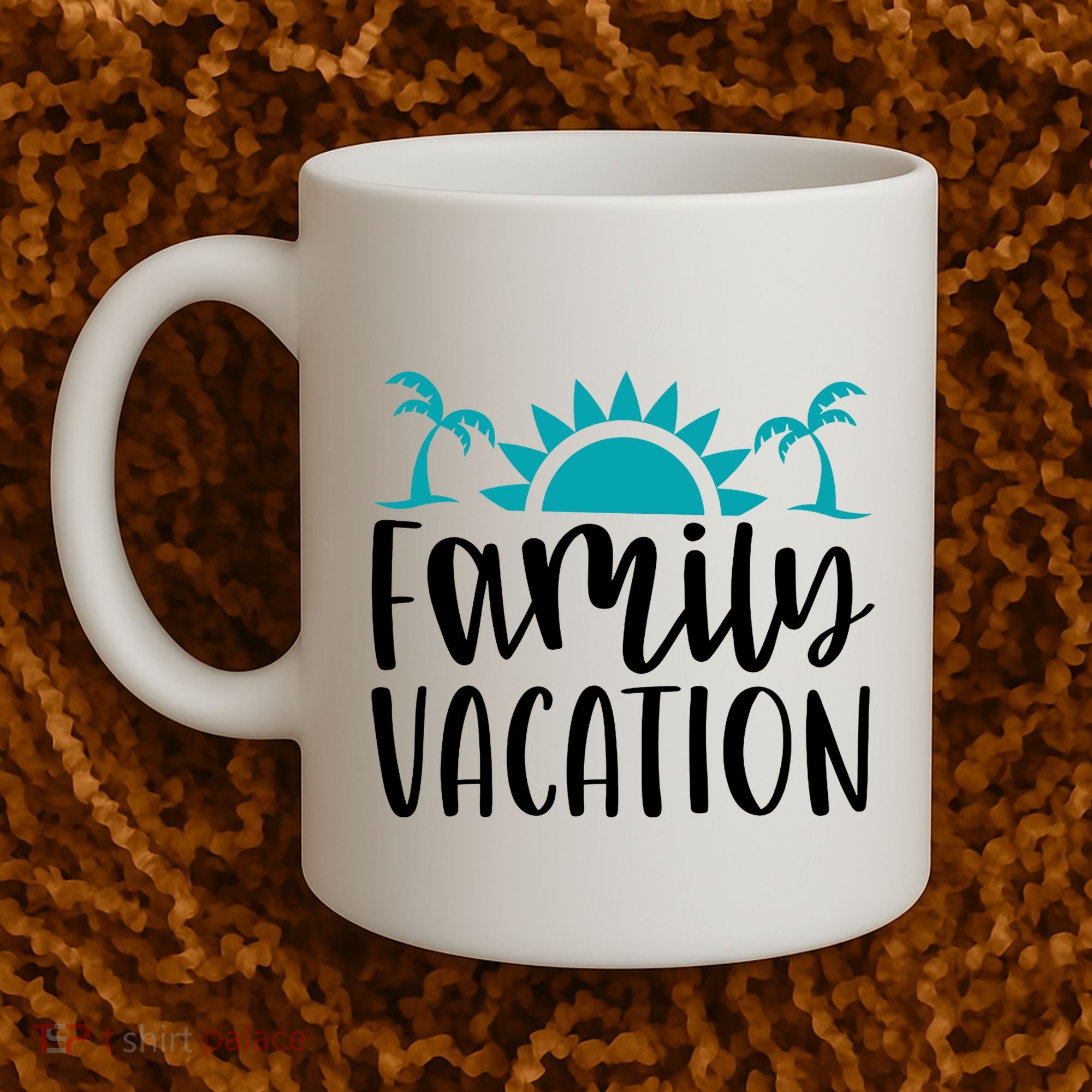 Family Vacation Tropical Beach Travel Coffee Mug