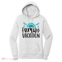 Family Vacation Tropical Beach Travel Women's Hoodie thumb 0