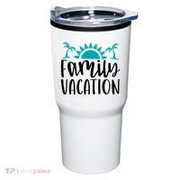 Family Vacation Tropical Beach Travel Tumbler thumb 0
