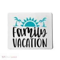 Family Vacation Tropical Beach Travel Mousepad thumb 0