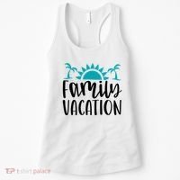 Family Vacation Tropical Beach Travel Women's Tank Top thumb 0