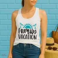 Family Vacation Tropical Beach Travel Women's Tank Top thumb 2