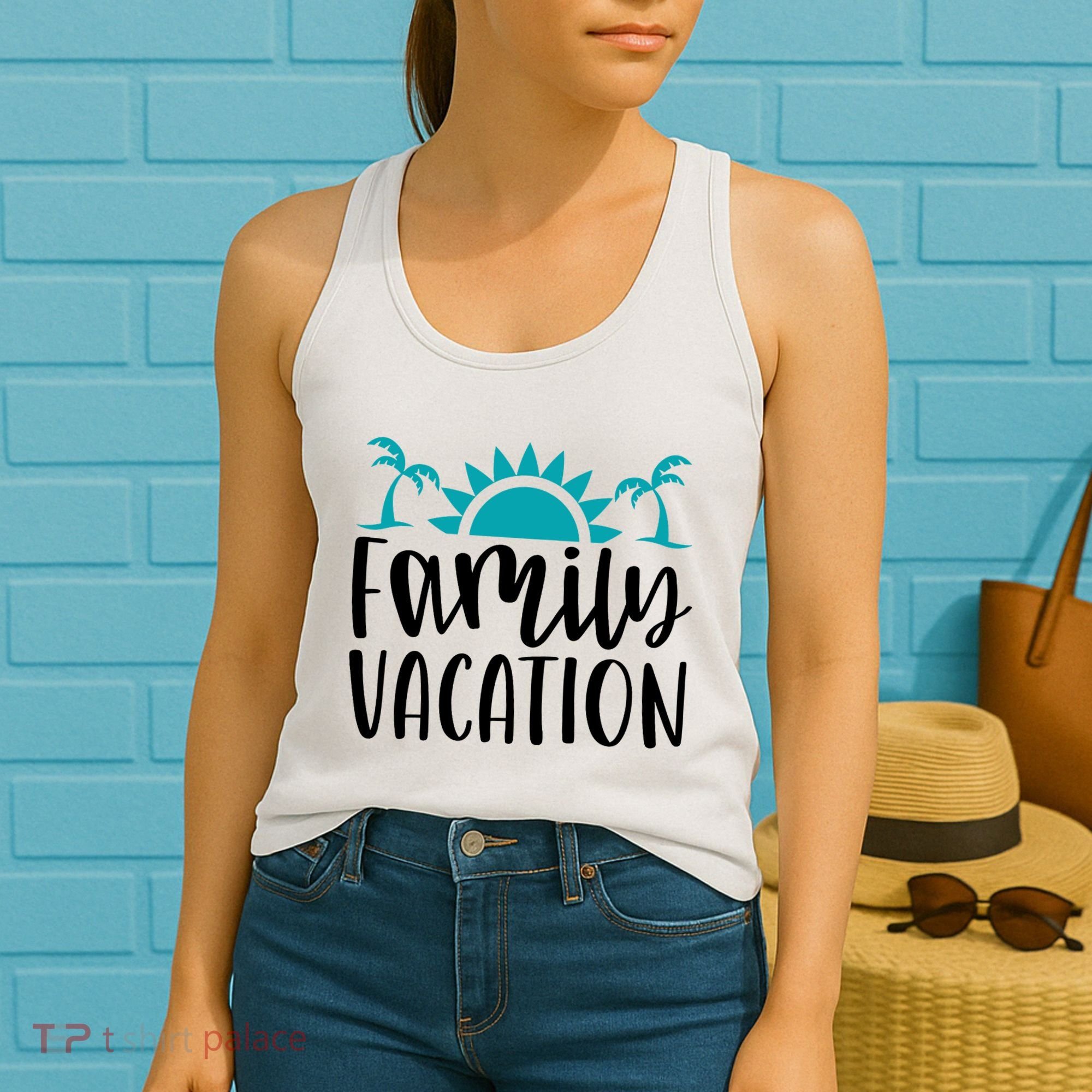 Family Vacation Tropical Beach Travel Women's Tank Top