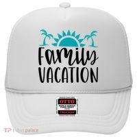 Family Vacation Tropical Beach Travel Hat thumb 0