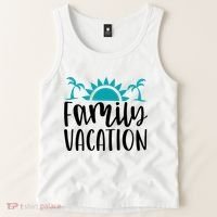 Family Vacation Tropical Beach Travel Tank Top thumb 2