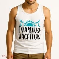 Family Vacation Tropical Beach Travel Tank Top thumb 3