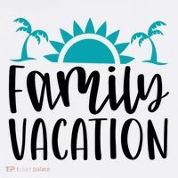 Family Vacation Tropical Beach Travel Visor thumb 3