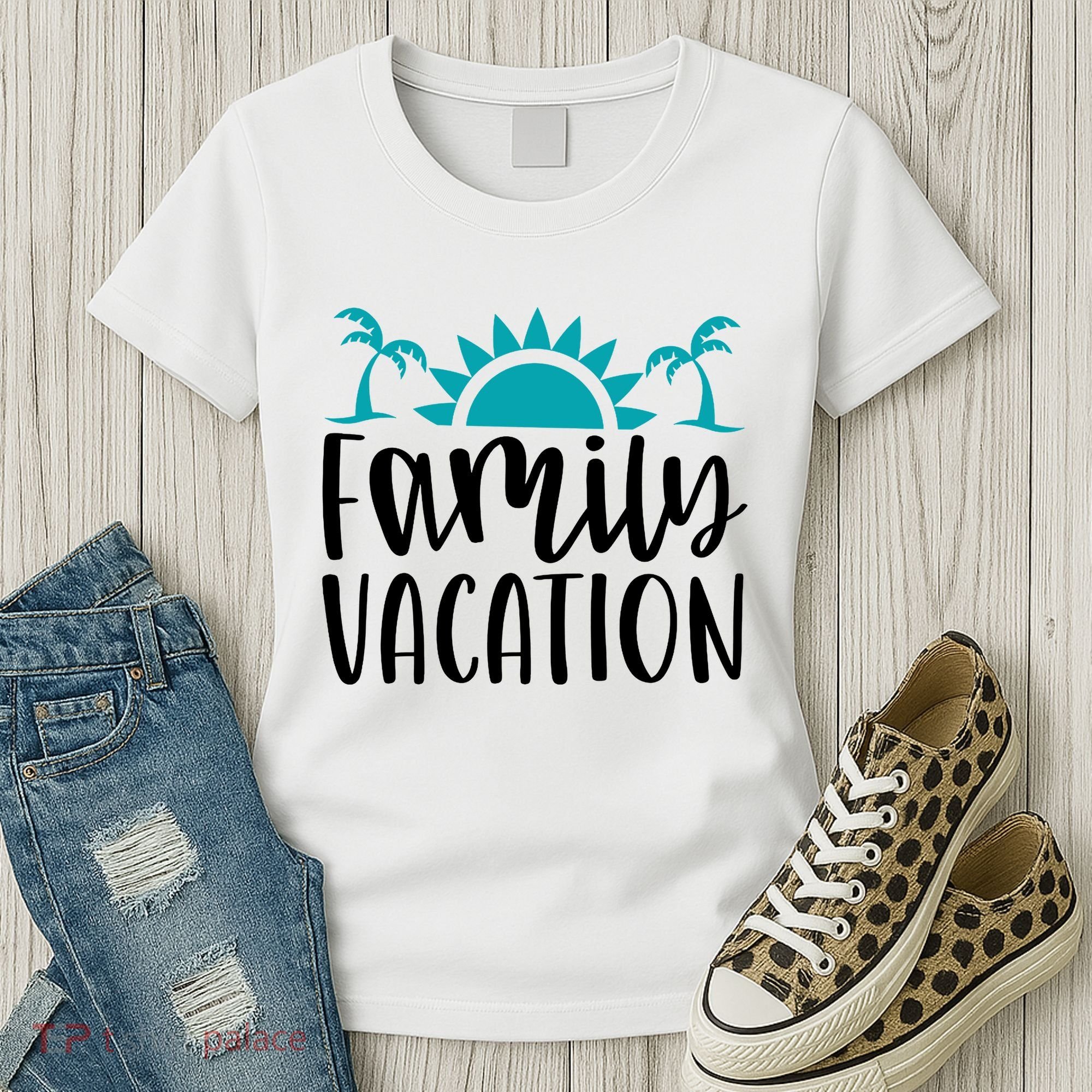 Family Vacation Tropical Beach Travel Women's T-Shirt