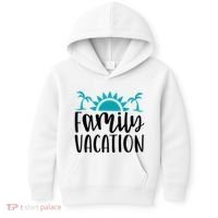 Family Vacation Tropical Beach Travel Kids Hoodie thumb 0