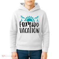 Family Vacation Tropical Beach Travel Kids Hoodie thumb 4