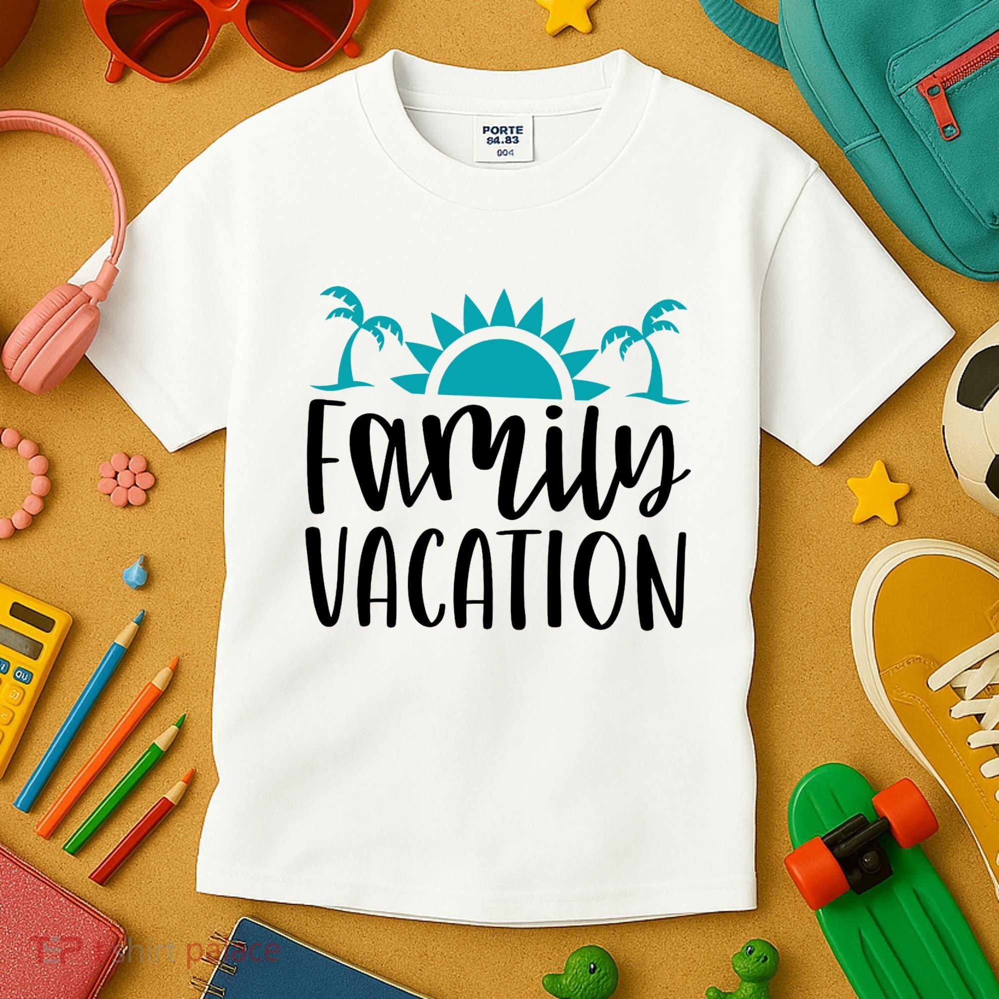 Family Vacation Tropical Beach Travel Kids T-Shirt