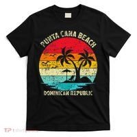 Family Vacation Vintage Dominican Republic Punta Cana Beach T-Shirt thumb 0