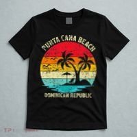 Family Vacation Vintage Dominican Republic Punta Cana Beach T-Shirt thumb 5