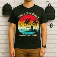 Family Vacation Vintage Dominican Republic Punta Cana Beach T-Shirt thumb 6