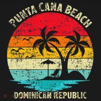 Family Vacation Vintage Dominican Republic Punta Cana Beach T-Shirt thumb 7