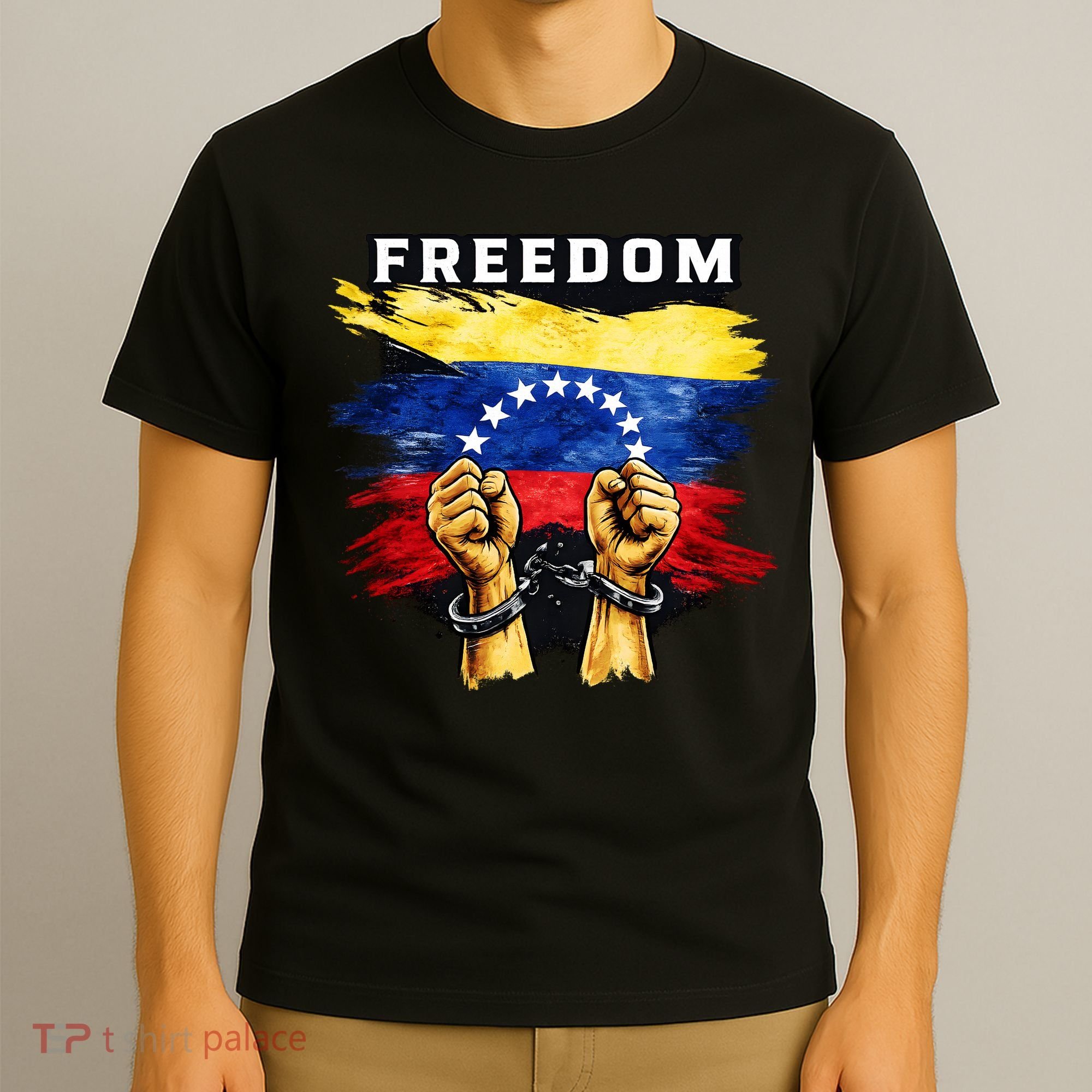Freedom Venezuela Venezuelan Flag Pride Souvenir T-Shirt