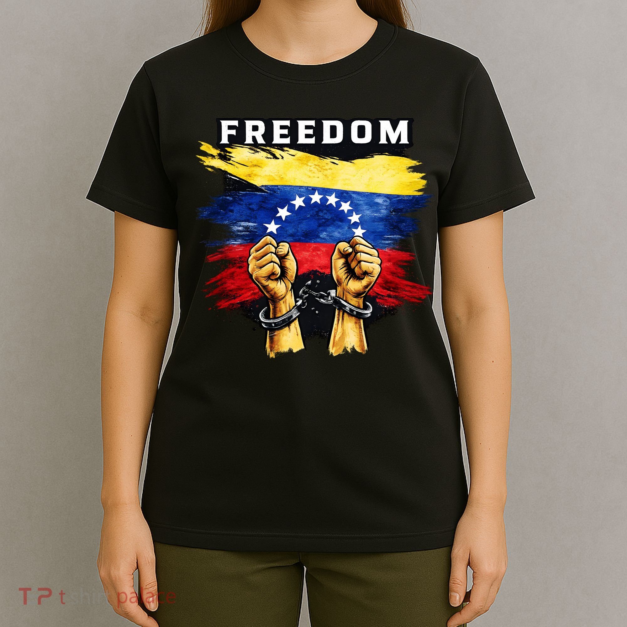 Freedom Venezuela Venezuelan Flag Pride Souvenir T-Shirt