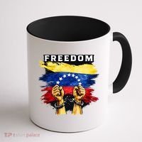 Freedom Venezuela Venezuelan Flag Pride Souvenir Coffee Mug thumb 1