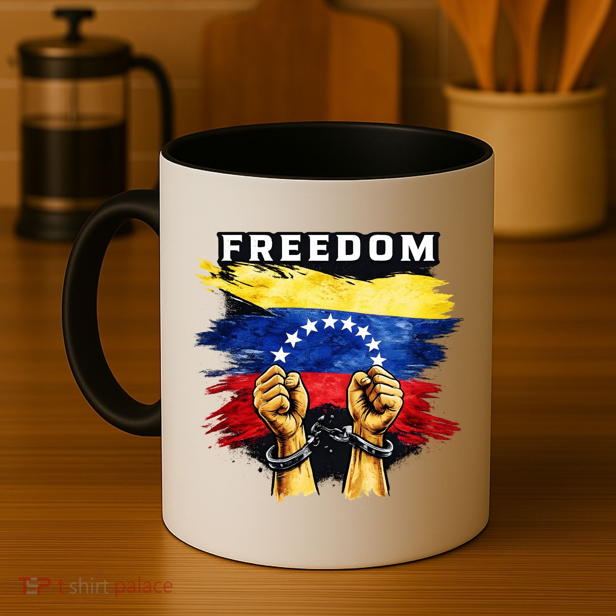 Freedom Venezuela Venezuelan Flag Pride Souvenir Coffee Mug