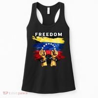 Freedom Venezuela Venezuelan Flag Pride Souvenir Women's Tank Top thumb 0
