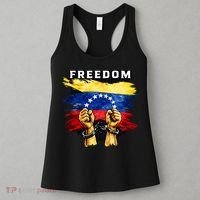 Freedom Venezuela Venezuelan Flag Pride Souvenir Women's Tank Top thumb 3