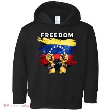 Freedom Venezuela Venezuelan Flag Pride Souvenir Toddler Hoodie