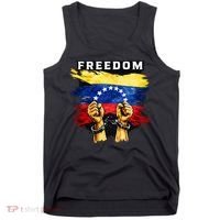 Freedom Venezuela Venezuelan Flag Pride Souvenir Tank Top thumb 0
