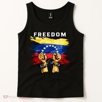 Freedom Venezuela Venezuelan Flag Pride Souvenir Tank Top thumb 2