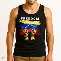 Freedom Venezuela Venezuelan Flag Pride Souvenir Tank Top thumb 3
