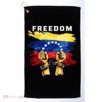 Freedom Venezuela Venezuelan Flag Pride Souvenir Golf Towel thumb 0