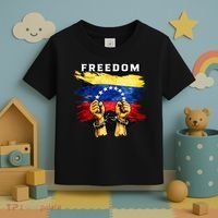 Freedom Venezuela Venezuelan Flag Pride Souvenir Toddler T-Shirt thumb 3